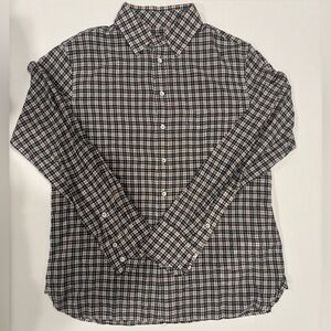 Rag & Bone Flannel Mens M Plaid Button Up Long Sleeve Lightweight Casual Outdoor